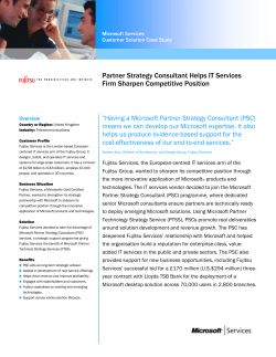 Partner Strategy Consultant Helps IT Services Firm Sharpen