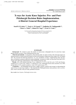 FULL TEXT - Ortopedia Traumatologia Rehabilitacja
