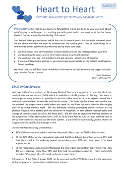 Heart to Heart April 17 - Northway Medical Centre