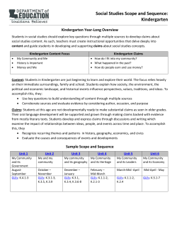 Unit 4: My Community and its Heritage