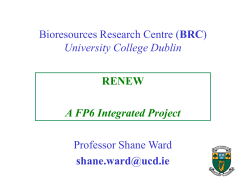 Bioresources Research Centre (BRC)