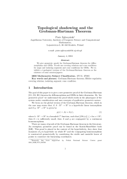 Topological shadowing and the Grobman-Hartman Theorem