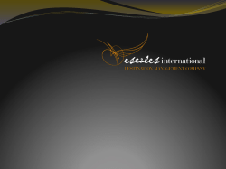 Escales International - Arabian Travel Market