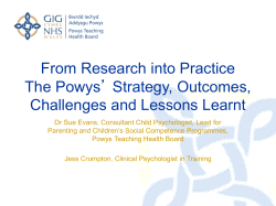 Powys - Bangor University