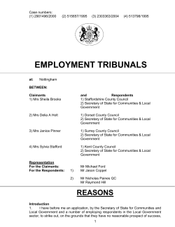 Beswick" category 2 cases: Claimants who did not opt into the Local