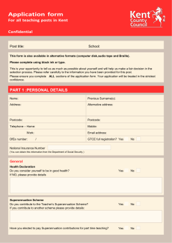 N1390 KCC Application Form - Mayfield Grammar School Gravesend