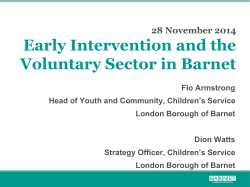 Early Intervention and Prevention Presentation