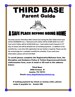 2017-18 Third Base Parent Guide