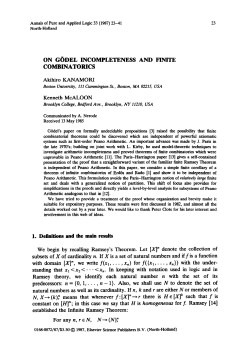 ON GtbDEL INCOMPLETENESS AND FINITE