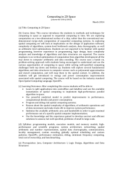 (a) Title: Computing in 2D Space