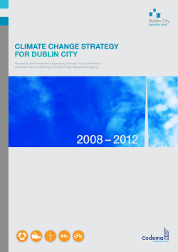 Climate Change Strategy for Dublin City