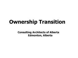 Presentation - Consulting Architects of Alberta