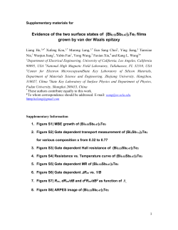 Supplementary materials for Evidence of the two surface states of (Bi