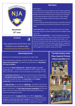 NJA News Upcoming Events The NJA Hockey Team Plays Imperial