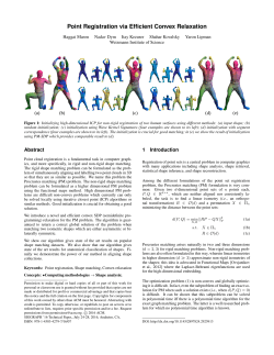 Point Registration via Efficient Convex Relaxation