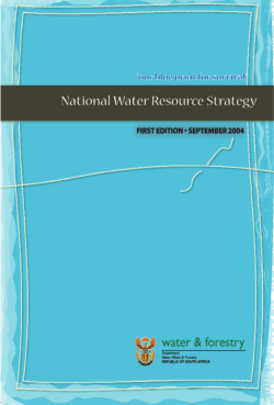 National Water Resource Strategy