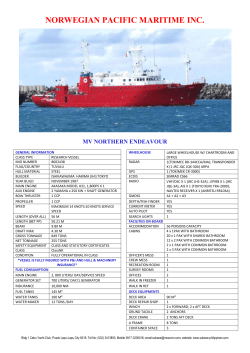 norwegian pacific maritime inc - Sub