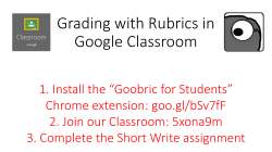 I use Google Classroom because it&hellip;
