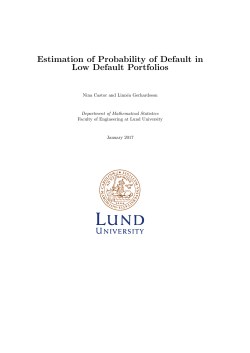 Estimation of Probability of Default in Low Default Portfolios
