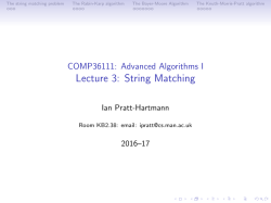 COMP36111: Advanced Algorithms I - Lecture 3