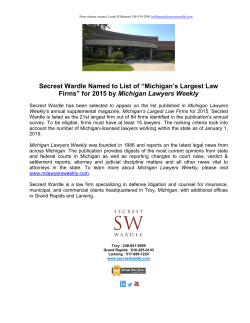 Michigan`s Largest Law Firms