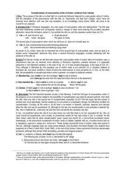 Causativization of unaccusative verbs of motion