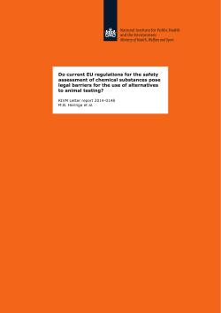 Do current EU regulations for the safety assessment of