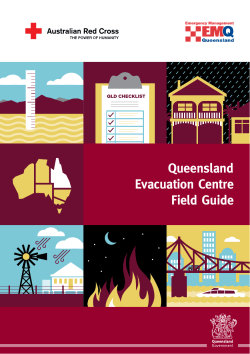 Queensland Evacuation Centre Field Guide