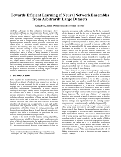 Towards Efficient Learning of Neural Network Ensembles from