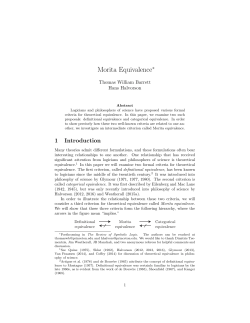 Morita Equivalence - Thomas William Barrett