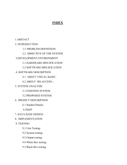 1.abstact 2. introduction 2.1 problem definition 2.2 objective of the