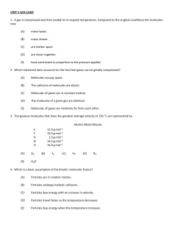 3rd quarter review honors chem