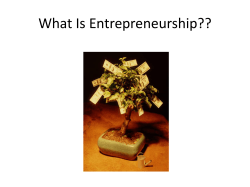 Entrepreneurship is the process of starting and managing your own