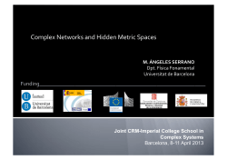 Complex Networks and Hidden Metric Spaces