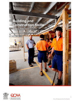 Building and Construction Skills