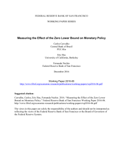 Measuring the Effect of the Zero Lower Bound on Monetary Policy