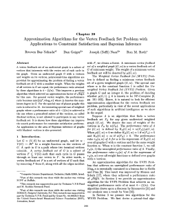 Approximation Algorithms for the Vertex Feedback Set Problem with