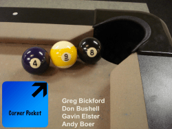 Corner Pocket: A sure shot to no more clicking