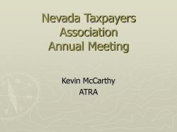 Panel Presentation Kevin McCarthy