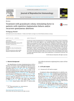 Journal of Reproductive Immunology