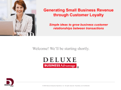 Build Loyalty: The Deposit Relationship