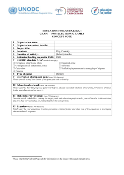 Concept note template