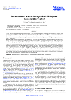 Deceleration of arbitrarily magnetized GRB ejecta