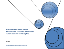 Student Behaviour Management Policy