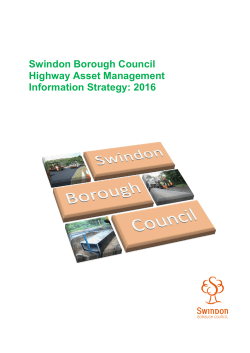 Swindon Borough Council Highway Asset Management Information