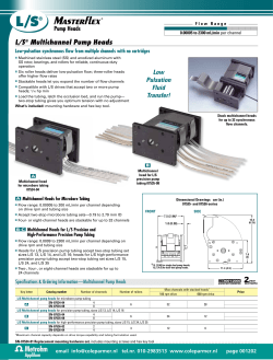 L/S&reg; Multichannel Pump Heads