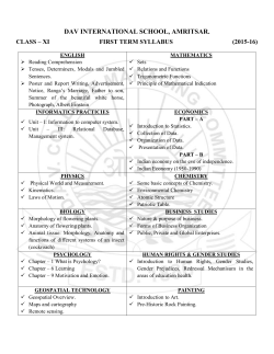 DAV INTERNATIONAL SCHOOL, AMRITSAR