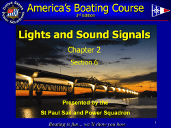 ABC3 Ch 02 Section 06 Lights Sound Signals