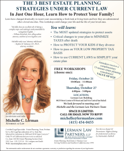 the 3 best estate planning strategies under current law