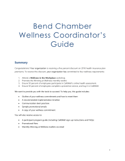 BCOC Wellness Coordinator Guide